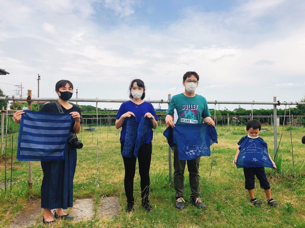 相澤染工場さんにて 藍染体験をしましたレポート 八潮市ちゃんねる 八潮市