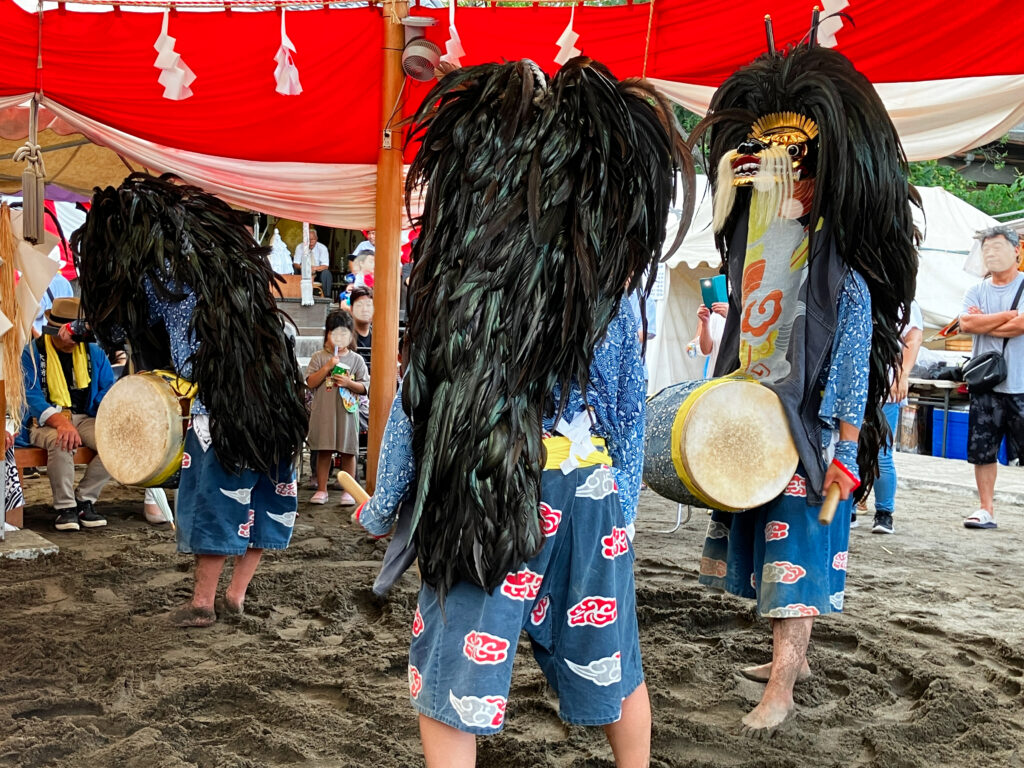 県指定無形民俗文化財の八潮市「大瀬の獅子舞」01