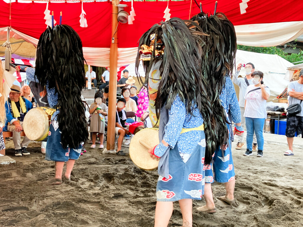 県指定無形民俗文化財の八潮市「大瀬の獅子舞」05